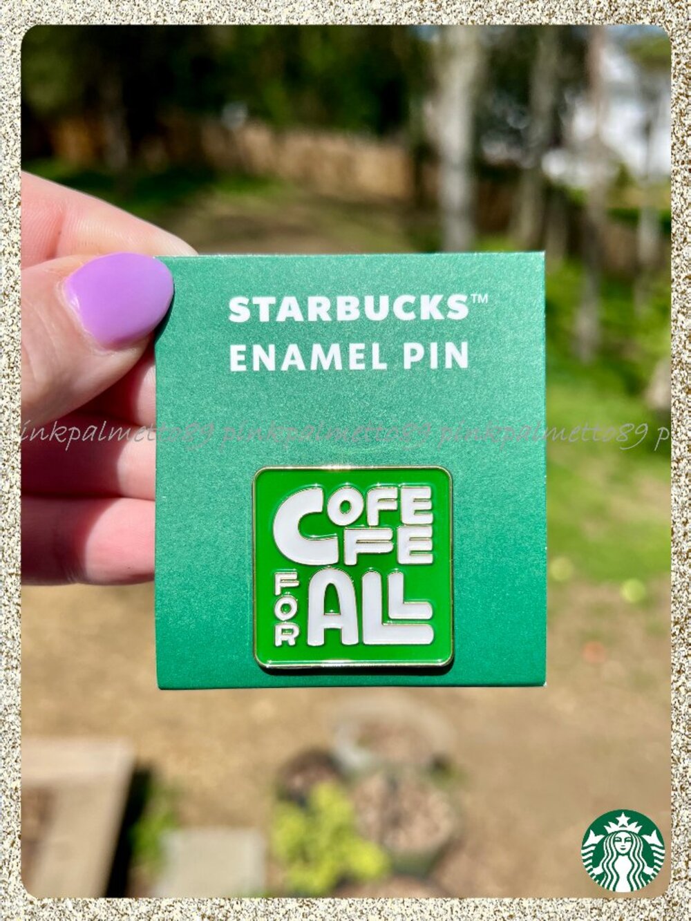 💚📌 NWT 2026 Starbucks 'Coffee for All' Enameled Ltd. Edition Collector Pin